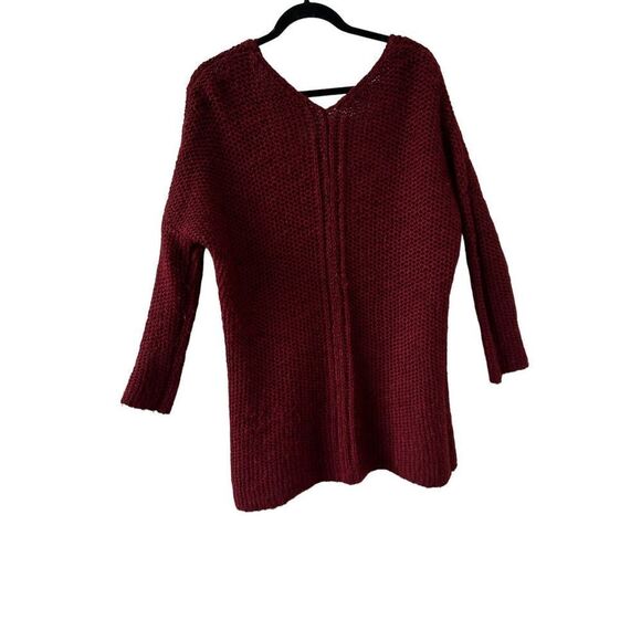 Anthropologie Moth Tunic Sweater Knitted Alpaca Wool Blend Women's Size S/P - Picture 4 of 7